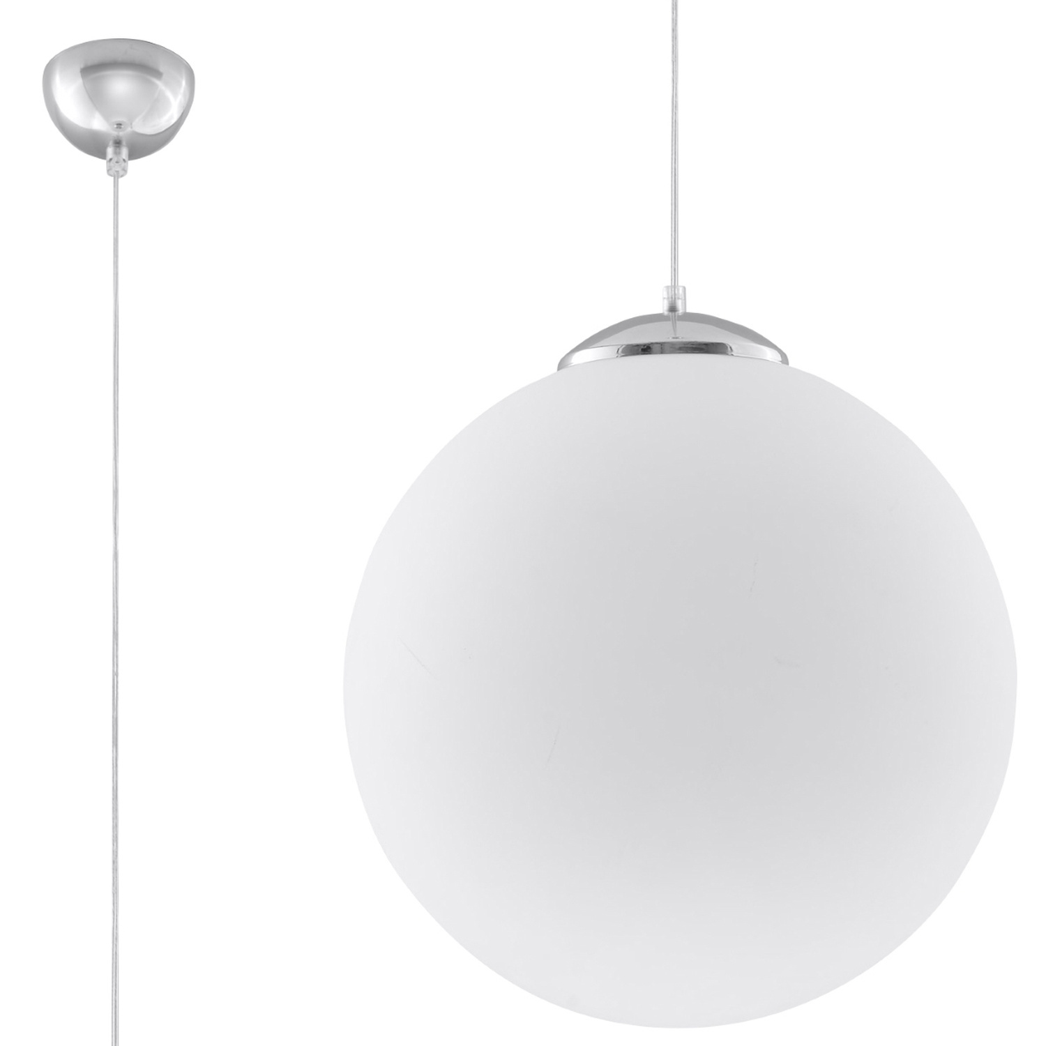Blue Pirate Light/White Pendant Lamp Steel, Glass Ugo Minimalistic Design E27 - Image 3