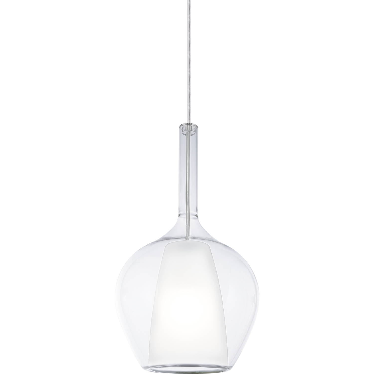 Ideal Lux Lighting Kalique Pendant Light Glass D - Glass