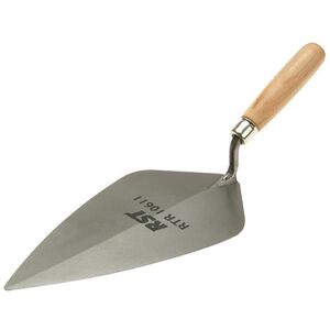 R.s.t. 106 London Pattern Brick Trowels Wooden Handle