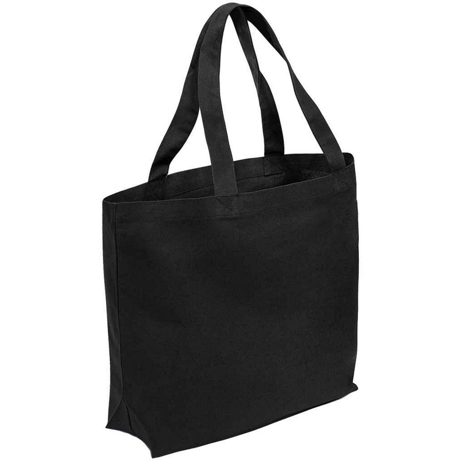 Brand Lab Plain Oversized Tote Bag - Black