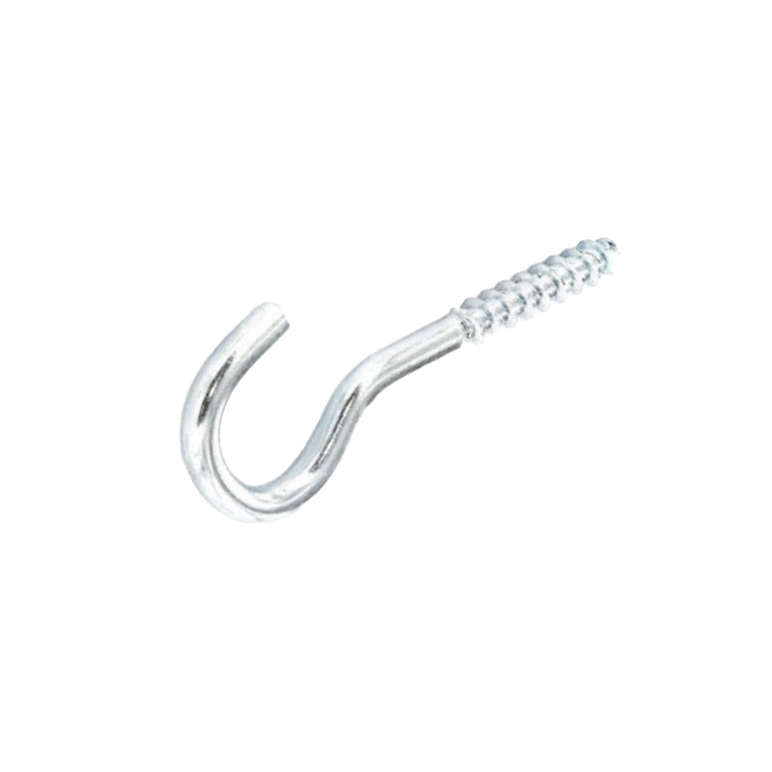 Securpak Zinc Plated Screw Hook (Pack Of 40) - Silver