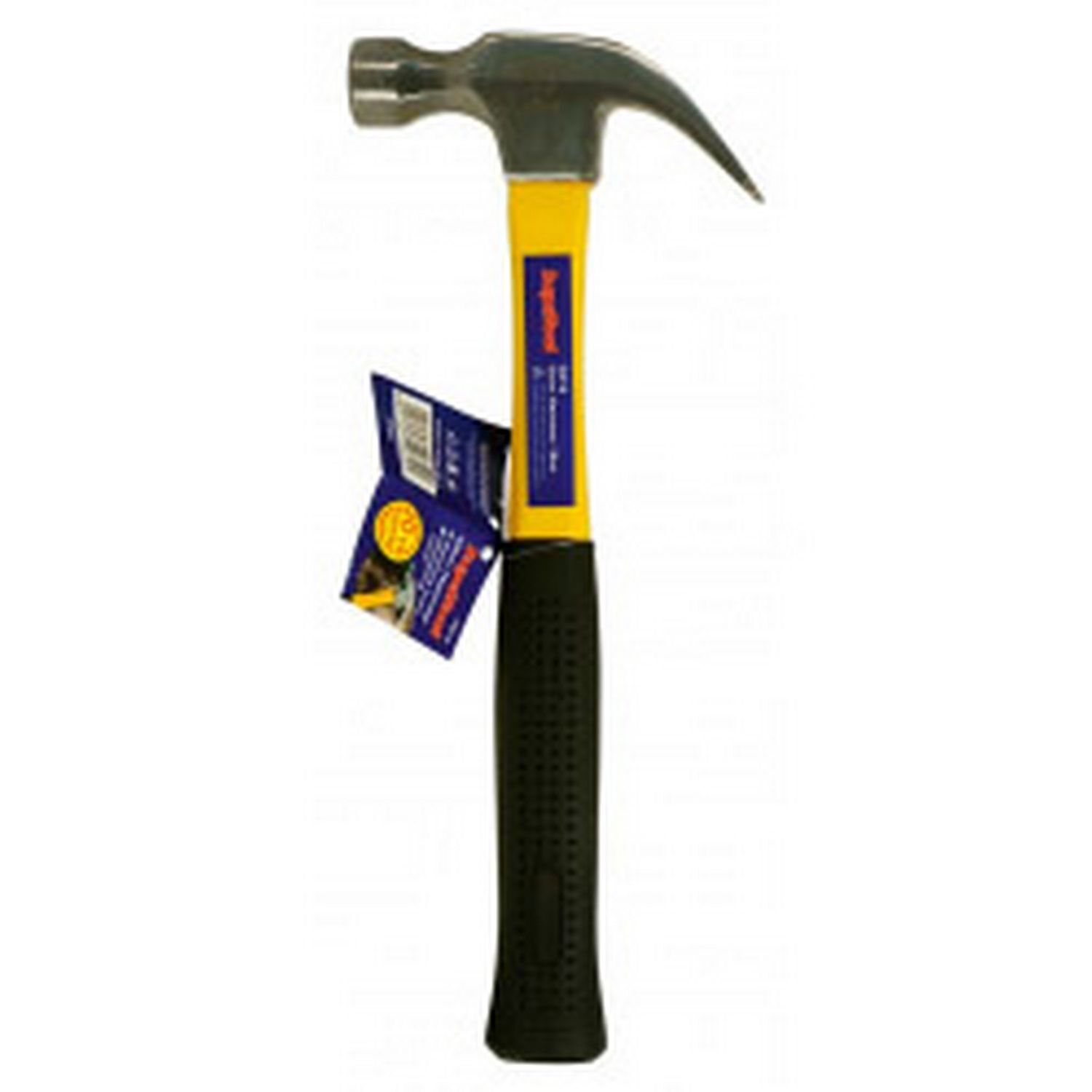 Supatool Fibreglass Claw Hammer - Yellow/Black