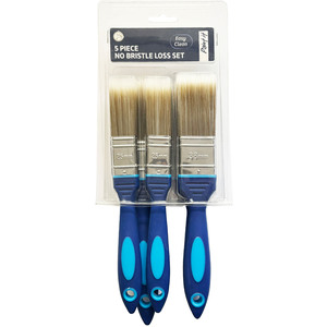 5 Piece No Bristle Loss Brush Set