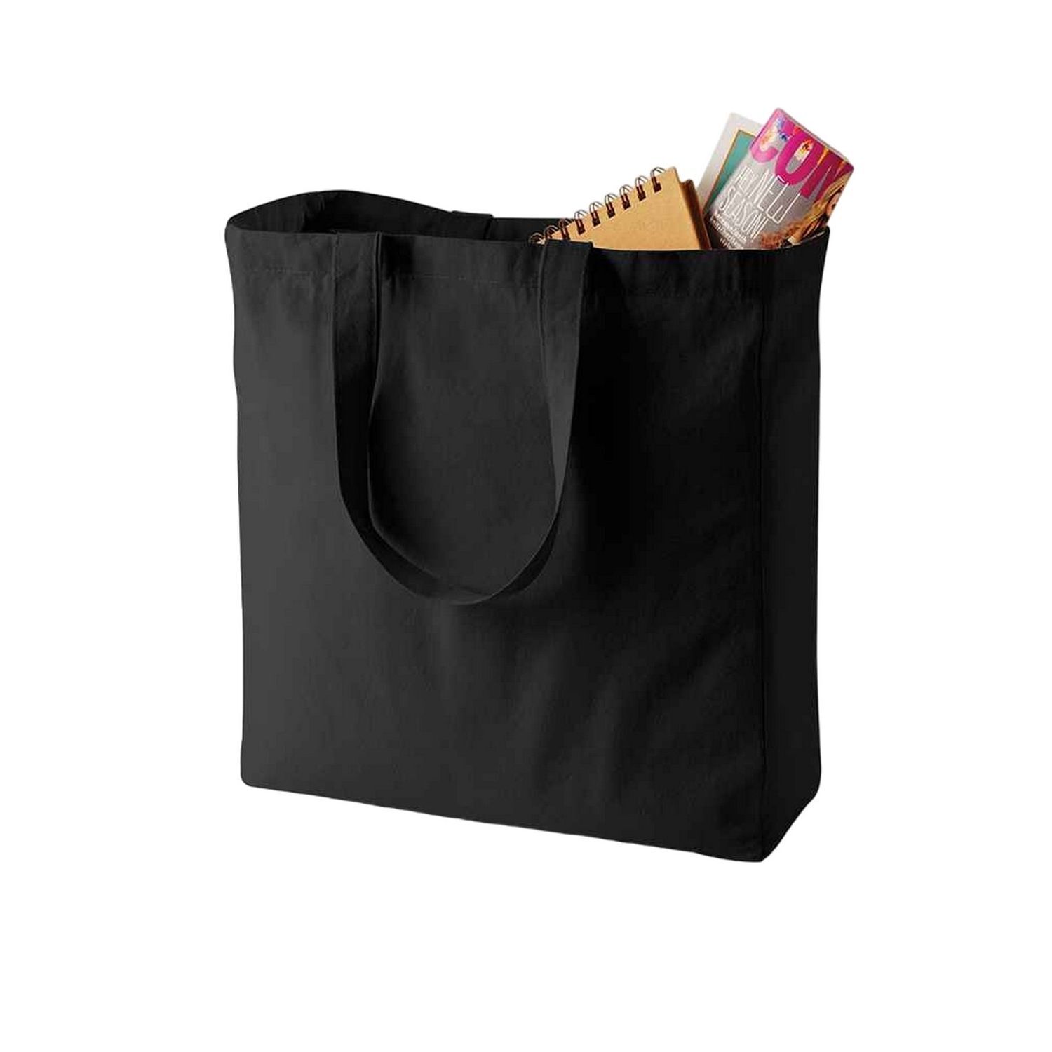 Quadra Canvas Classic Shopper Bag - 19 Litres C - Black