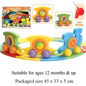 Train Set W track & Whistle Multicolor