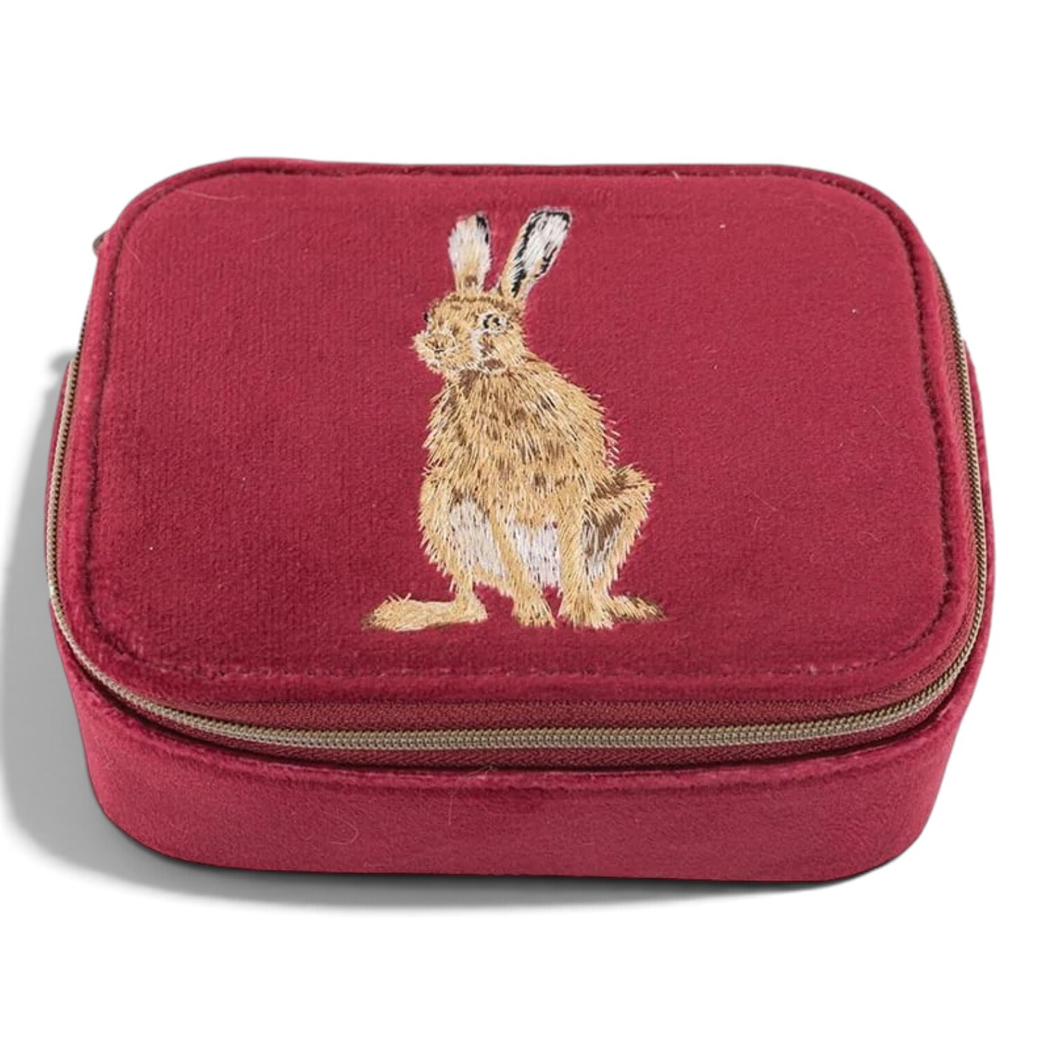 Wrendale Designs by Hannah Dale 'Golden Hour' Hare Embroidered Accessory Case - Image 3
