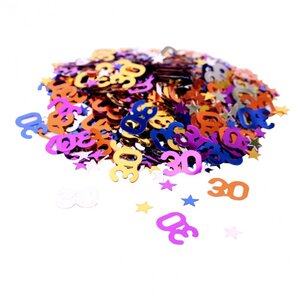 Mini Stars 30 Confetti Multicolor Coloured 12 Pack