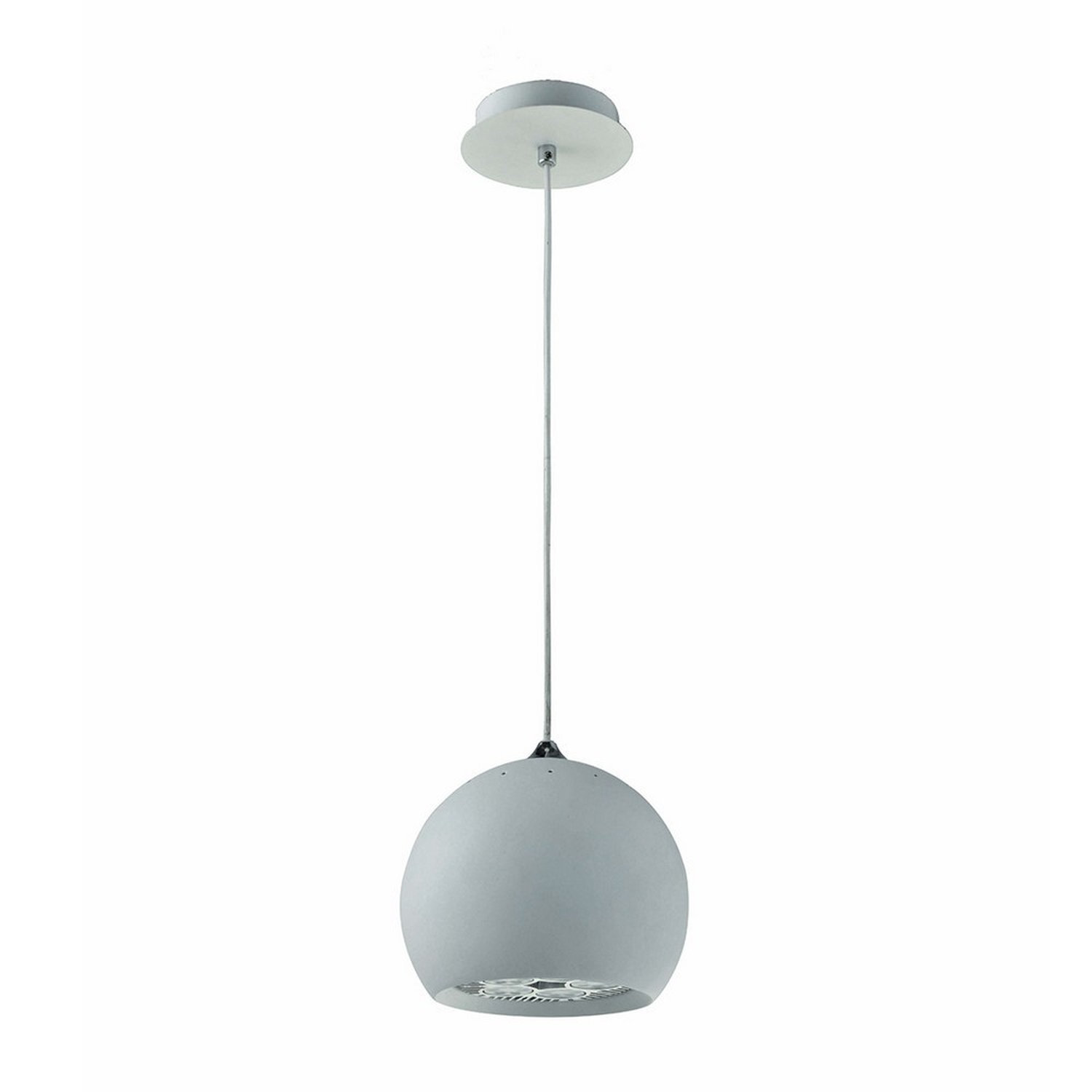 Italux Lighting Modern Pendant Light White D - White