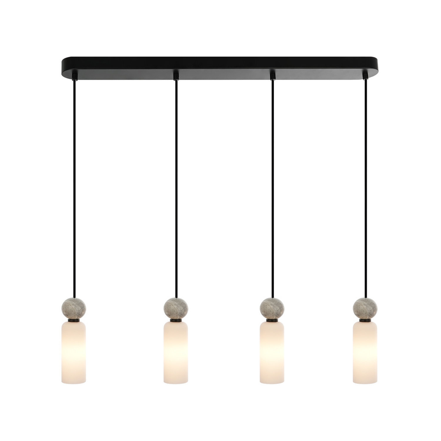 Italux Lighting Santos Pendant Light Black B - Black