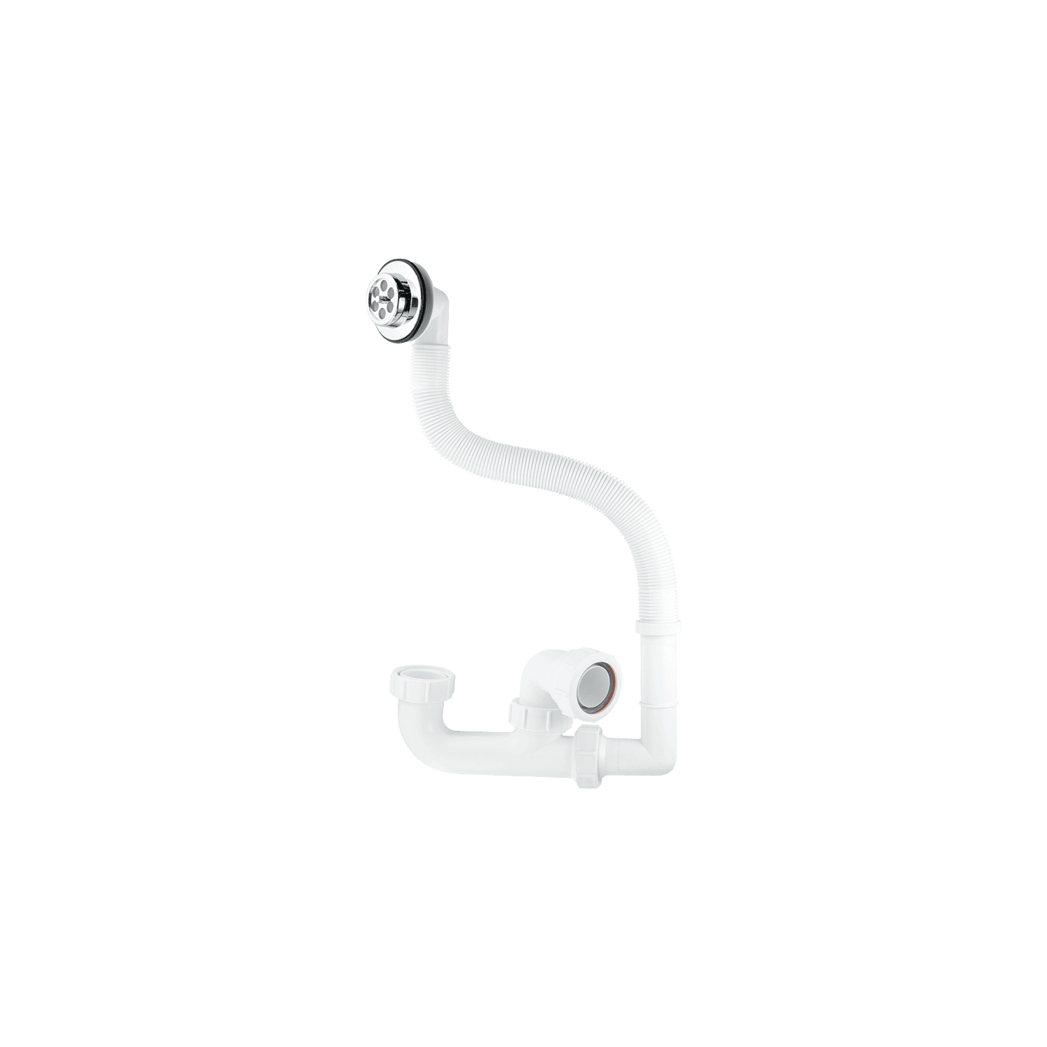 McAlpine FSK10 50mm Water Seal Bath Trap with Flexible Overflow and 1.5" Multifit Compression Outlet. - Image 4