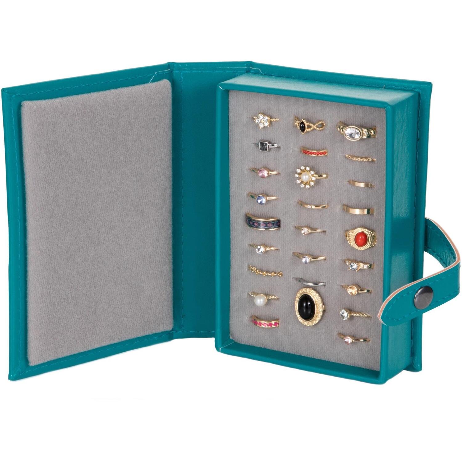 Little Little Book Of Rings Storage - Small Teal - Image 4