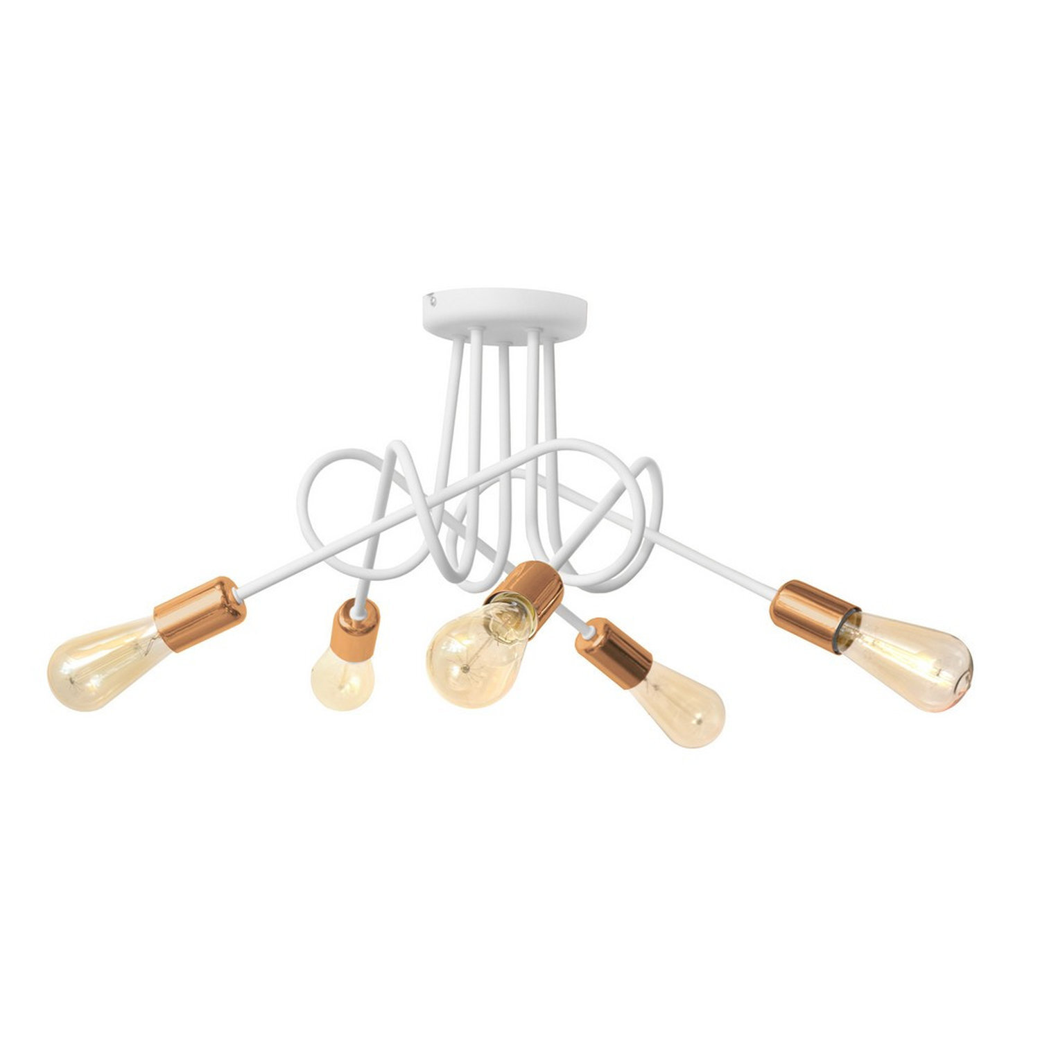 Helam Lighting Oxford Ceiling Light White