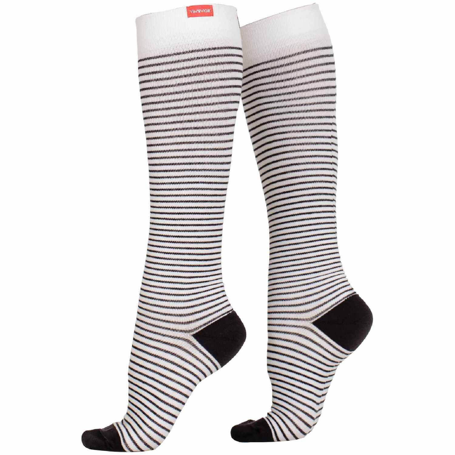 Compaction Socks 1 Pack Wide Calf Cotton Graduated Compression Socks | 30-40 mmHg