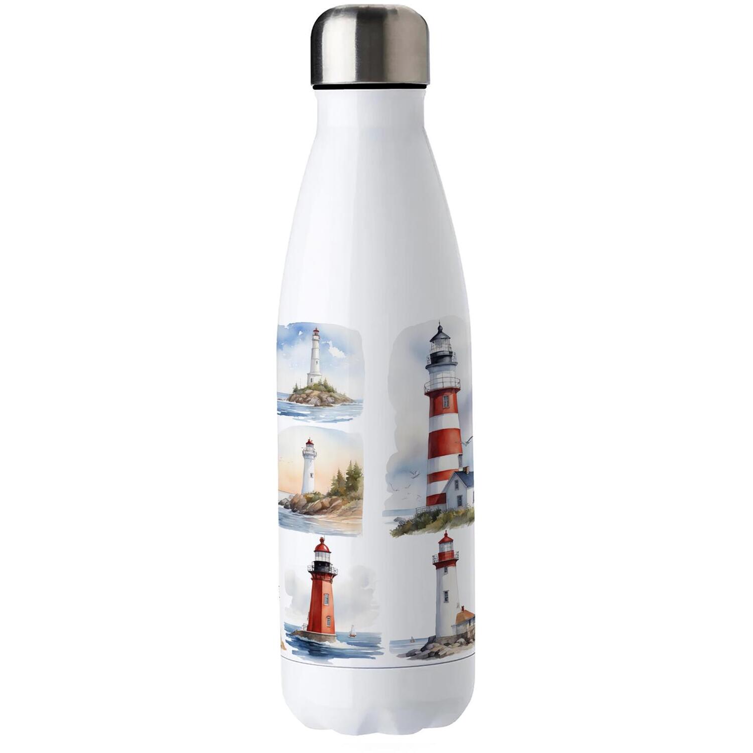 Purely Home Lighthouses Stainless Steel Water Bottle