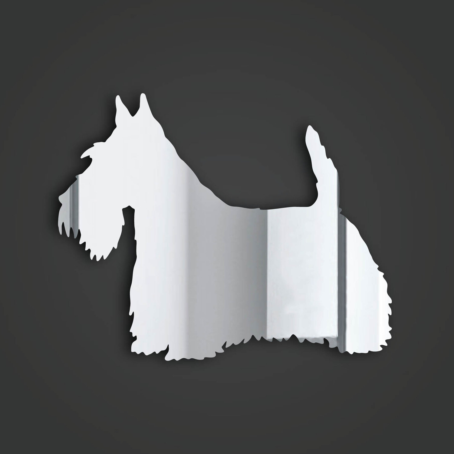 Image of Scottish Terrier Style 3 Silver Acrylic&hellip;