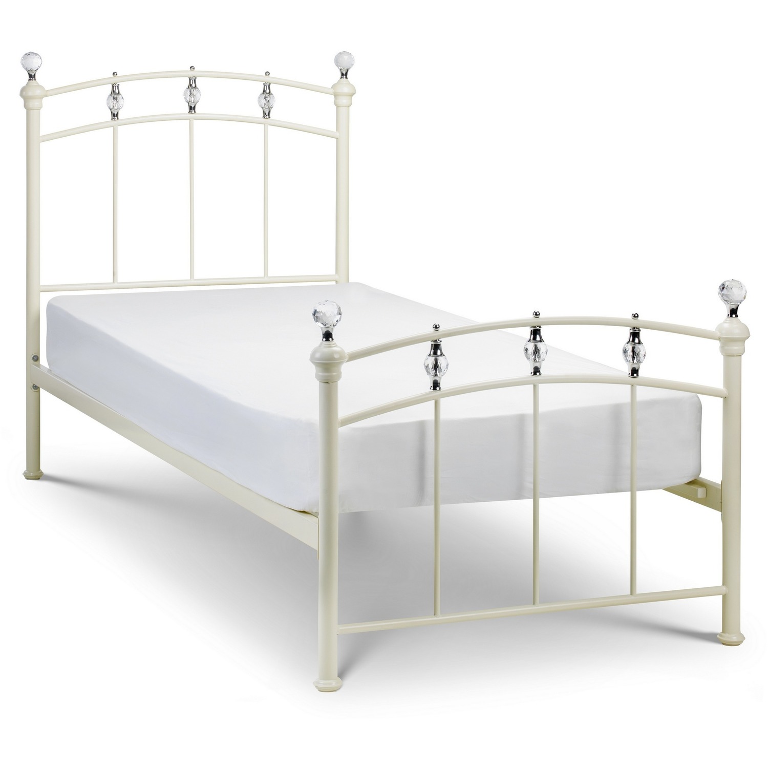Sophie Single Bed - Stone White