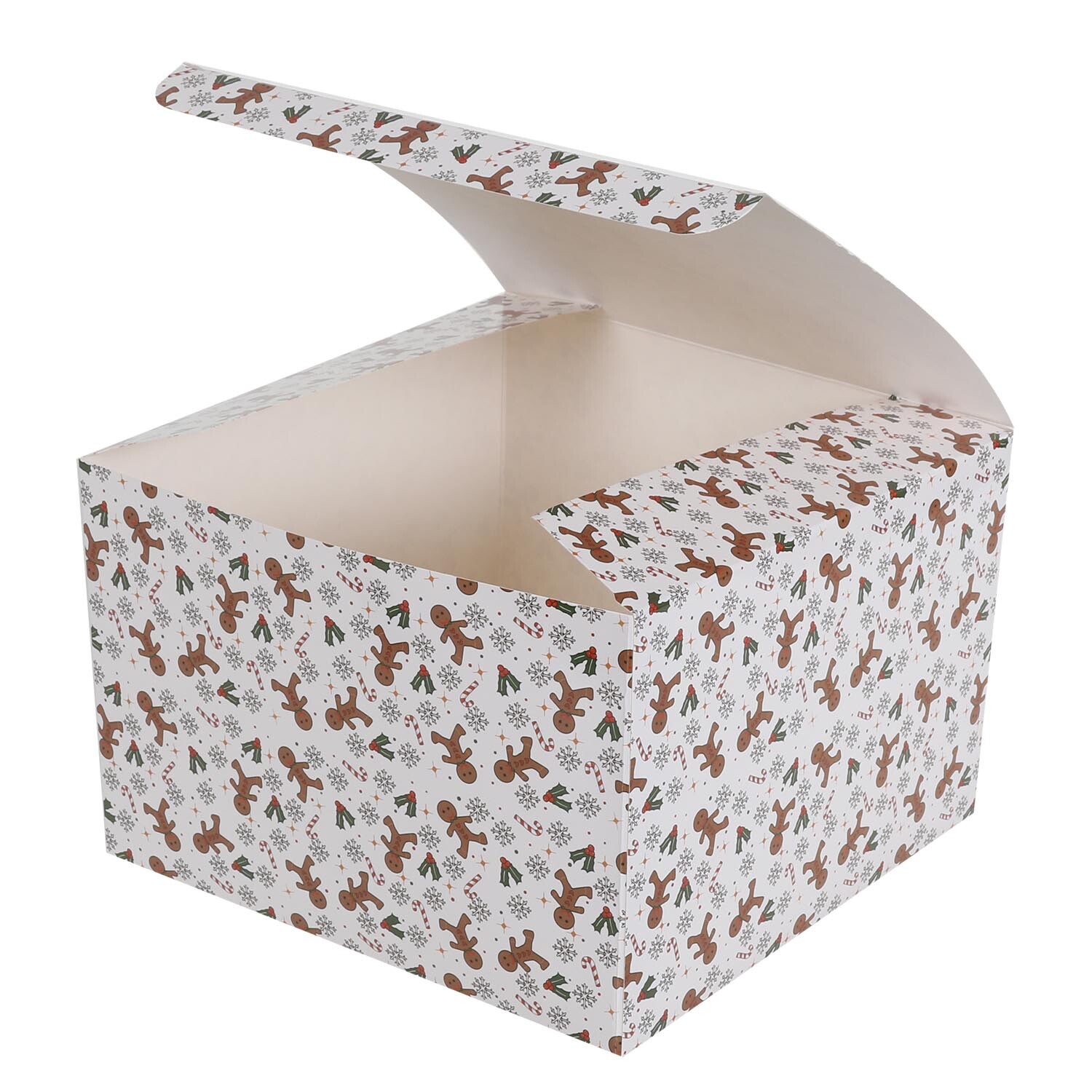 Image of Christmas Gingerbread Cake Box - 12&hellip;