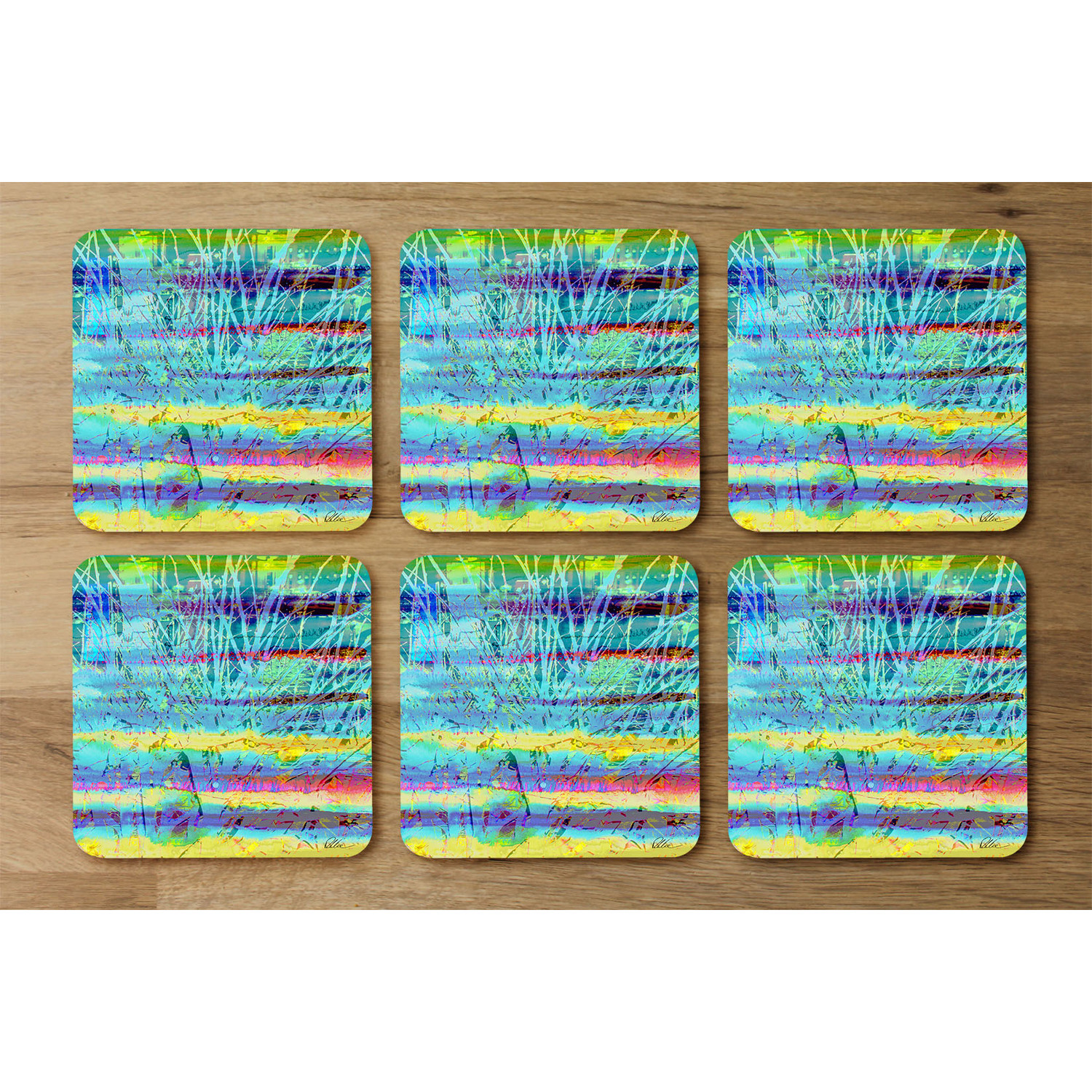 Branches Coaster - Blue