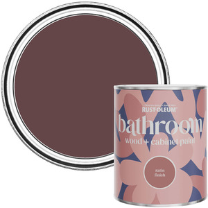 Rust-Oleum Bathroom Wood  Cabinet Paint in Satin Finish - Mulberry Street 750ml