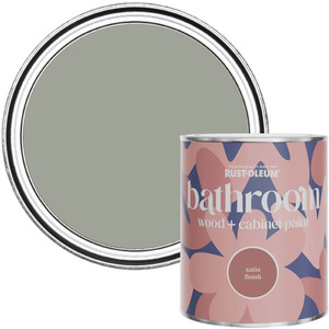 Rust-Oleum Bathroom Wood  Cabinet Paint in Satin Finish - Tea Leaf 750ml