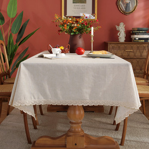 Natural Textured Tablecloth 130x180cm