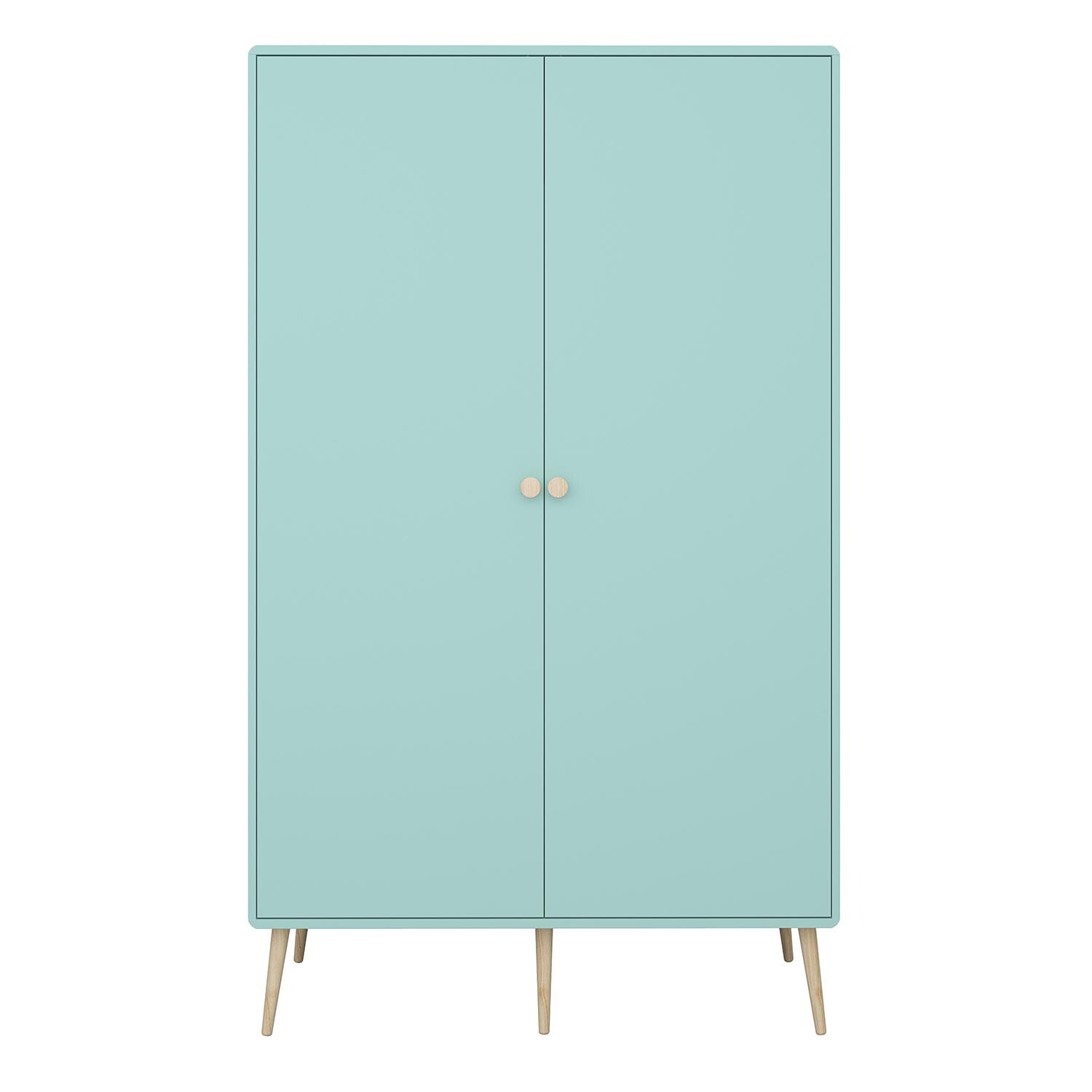 Gaia 2-Door Wardrobe - Cool Mint thumbnail