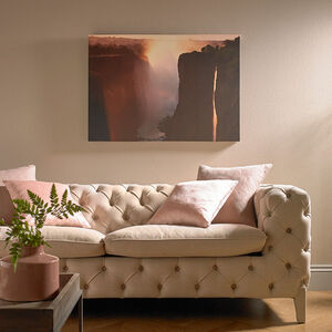 Art for the Home Twilight Peaks Printed Canvas