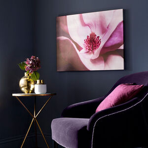 Art for the Home Metallic Plum Petals Printed Canvas