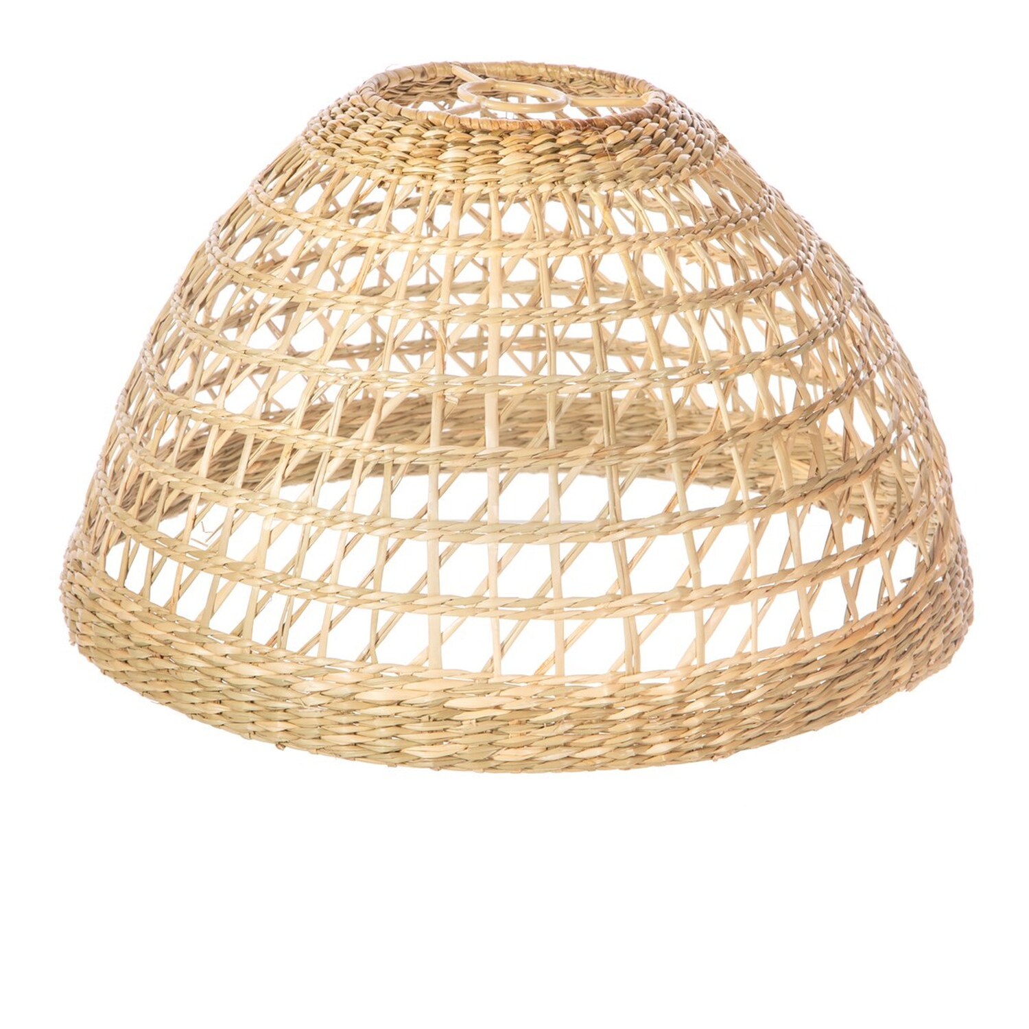 Image of Round Seagrass Lampshade - Natural