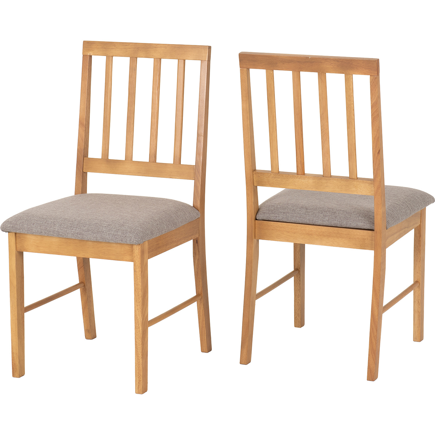 Austin Dining Chair Pair - Oak Effect