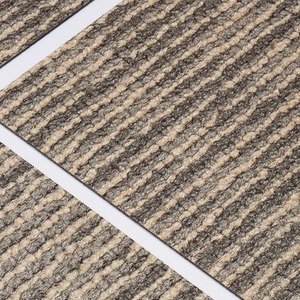 Beige / 30 Self Adhesive Vinyl Floor Tiles Faux Carpet Effect shot 5724663