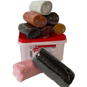Soft Dough People Assorted 8 Piece 300g