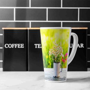 Spring Daisies Latte Mug