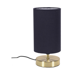 Francis Brushed Gold Touch Table Lamp with Shade with LED Bulb