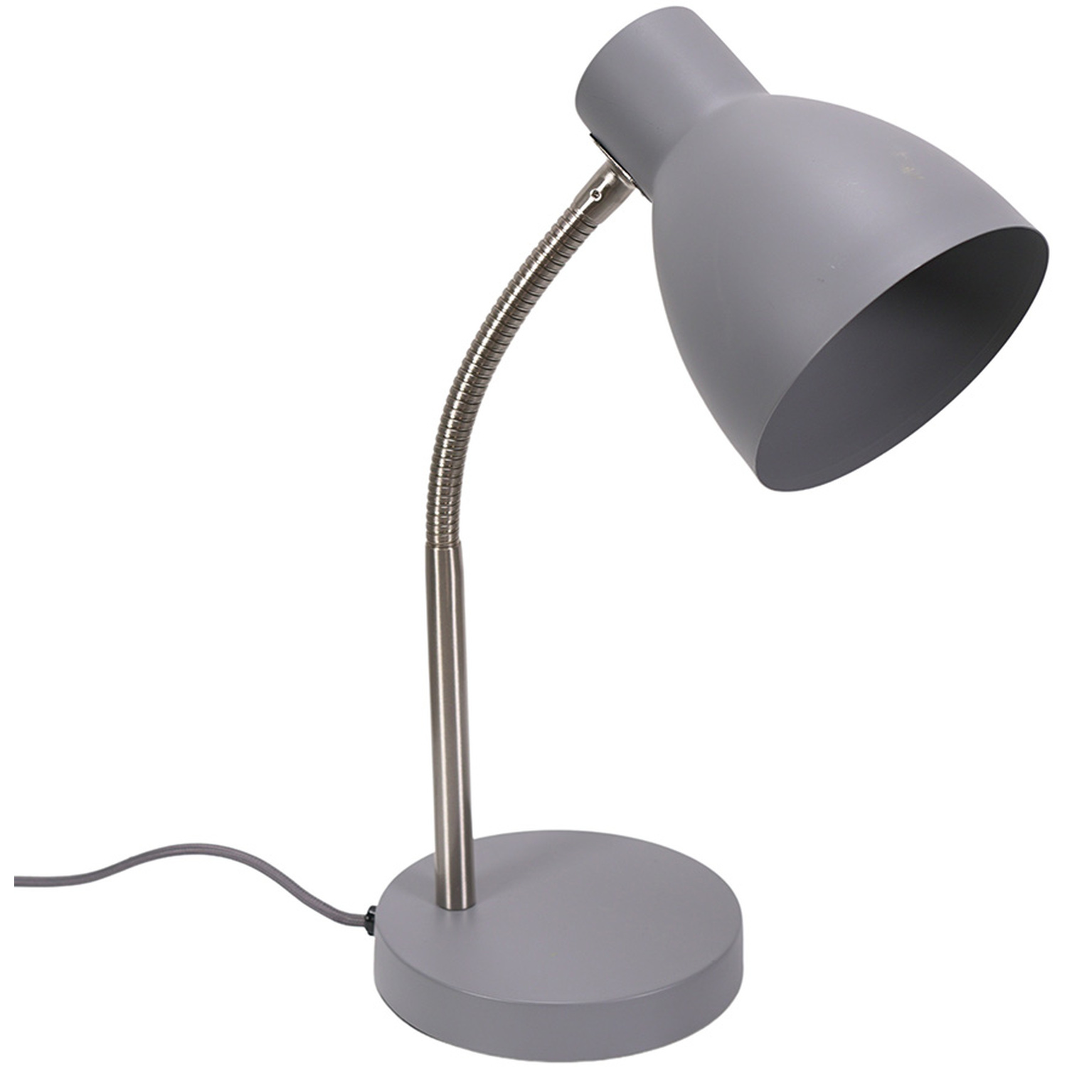Keela Adjustable Flexi Neck Desk Lamp - Grey