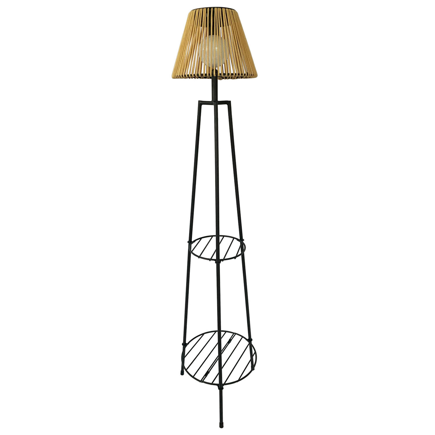 Image of Solar Carson Floor Lamp - Black&hellip;