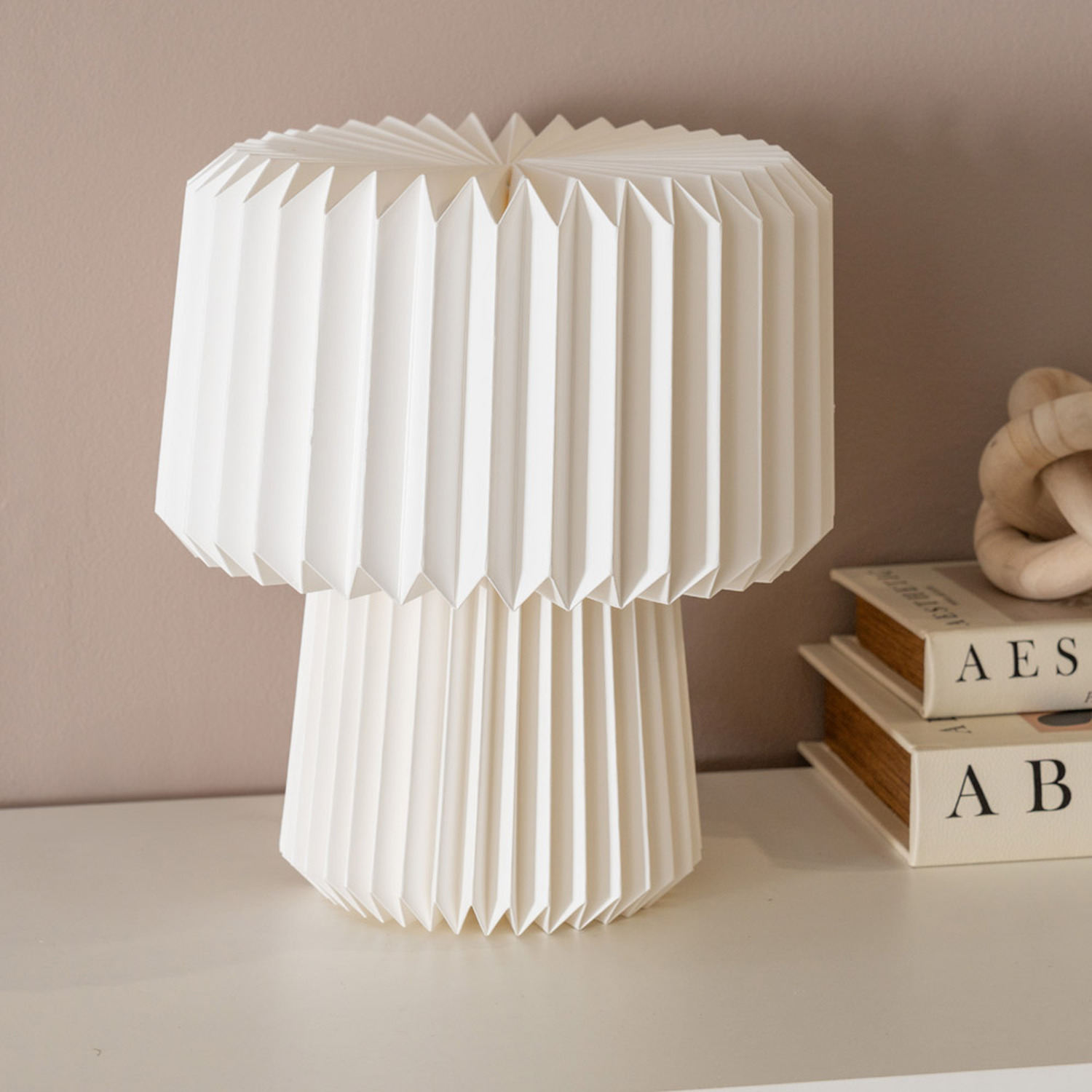 Image of Origami Paper Table Lamp - White&hellip;