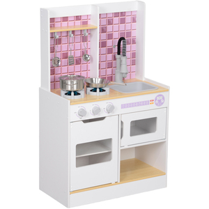 AIYAPLAY kids Pretend Play Kitchen with Realistic Oven