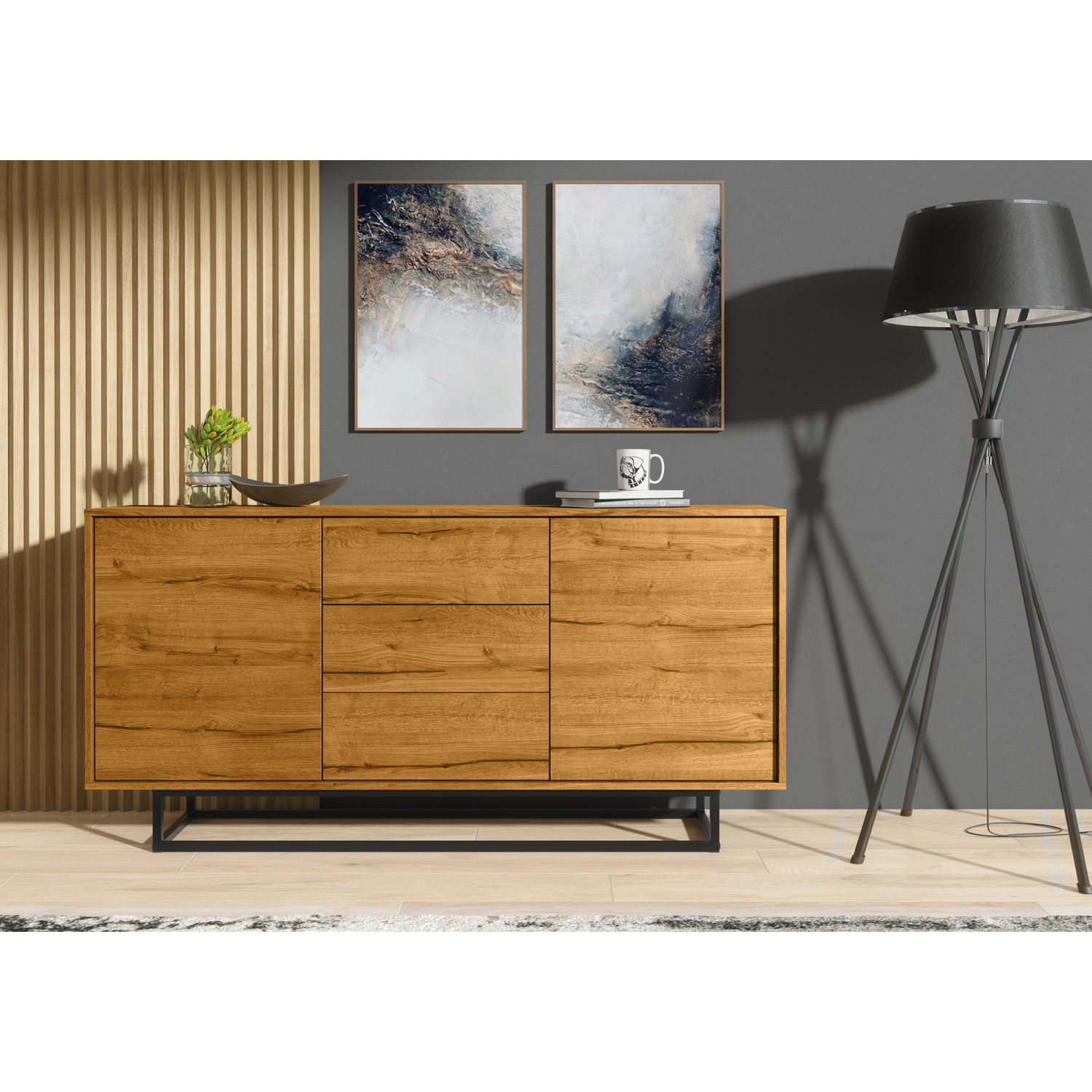 Vista Sideboard 140cm - Oak