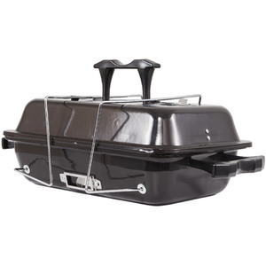 Portable Tabletop BBQ Grill with Lid