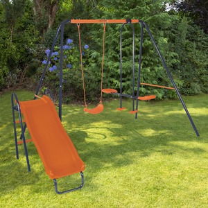 Hedstrom Saturn Junior Swing, Glider Slide Outdoor Playset
