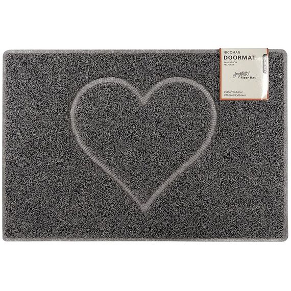 Oseasons Heart Large Embossed Doormat