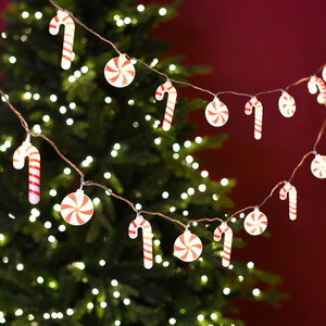 50 LED Christmas Candy String Lights
