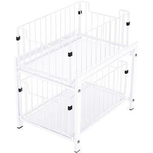 Livingandhome Under-Sink Storage Rack with Sliding Drawers