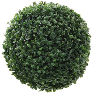28cm Realistic Artificial Boxwood Sphere for Stylish Decor