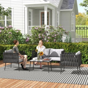 Kos 4 Piece Rope Garden Furniture Set