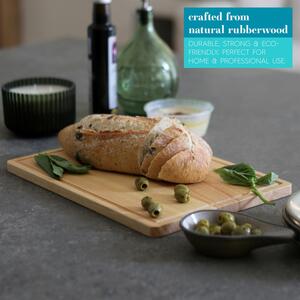 Rectangle Wooden Chopping Board - 35 x 25 x 1.5cm