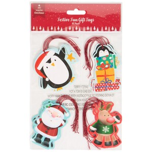Pack of 20 Festive Fun Gift Tags