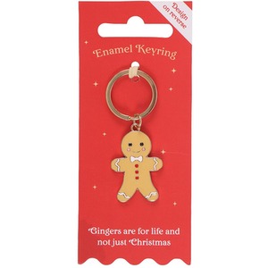 Gingerbread Man Keyring