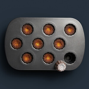 MasterClass Non-Stick Nine Hole Canels Pan